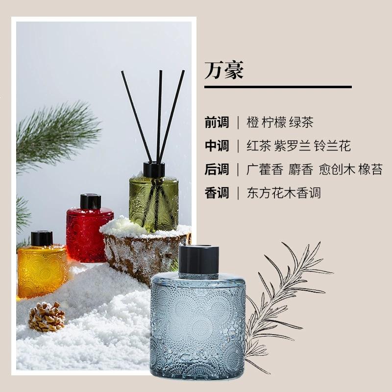 

200ml Glass Bottle Fireless Aromatherapy Gift Set Essential Oil & Reed Sticks Decorative Home/Hotel Decor Hot Sale 200ml