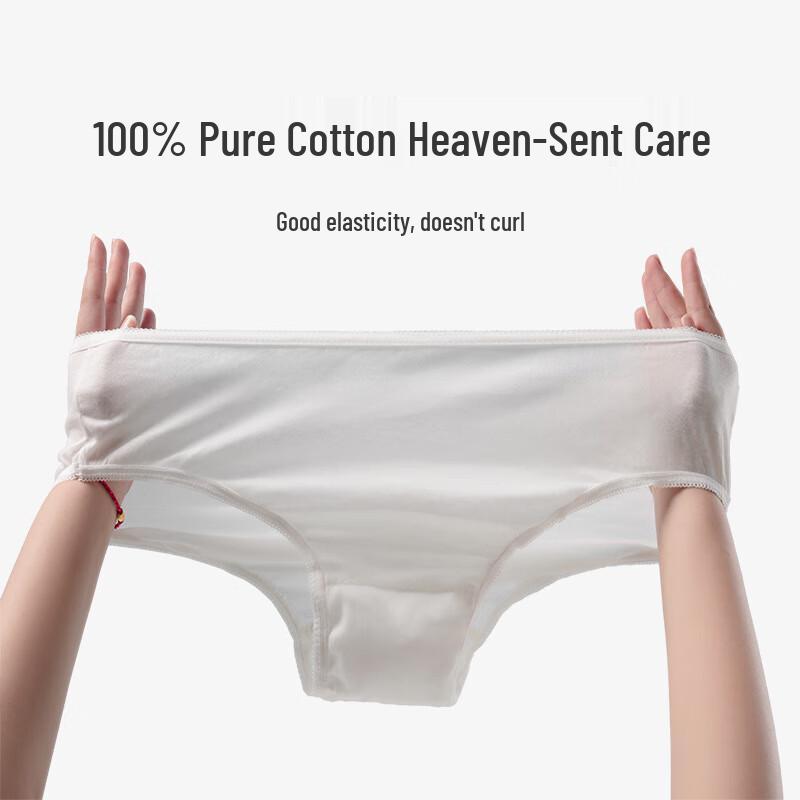 Ximaina Women's Disposable Cotton Briefs