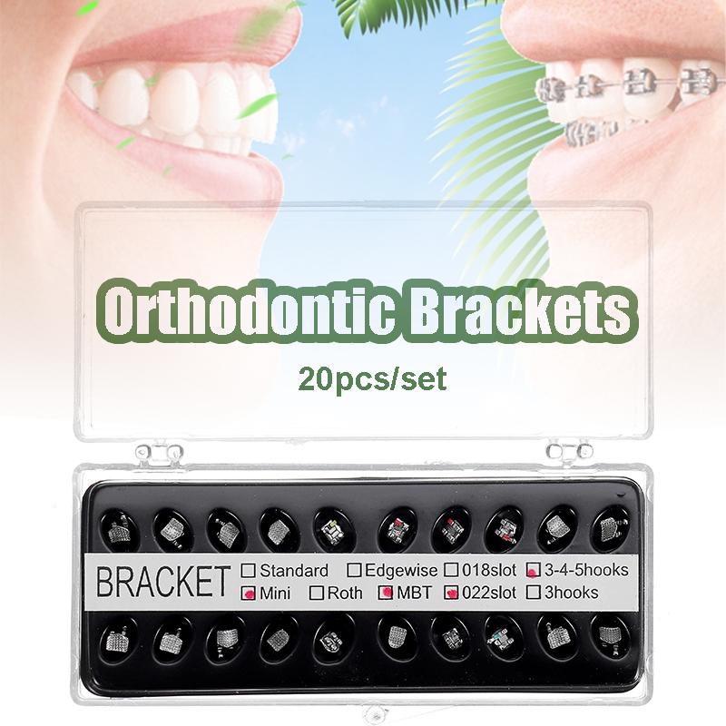 10 Brackets Orthodontiques Auto-ligaturants Passifs Roth 0.022 - Marque AZDENT, Pour Professionnels