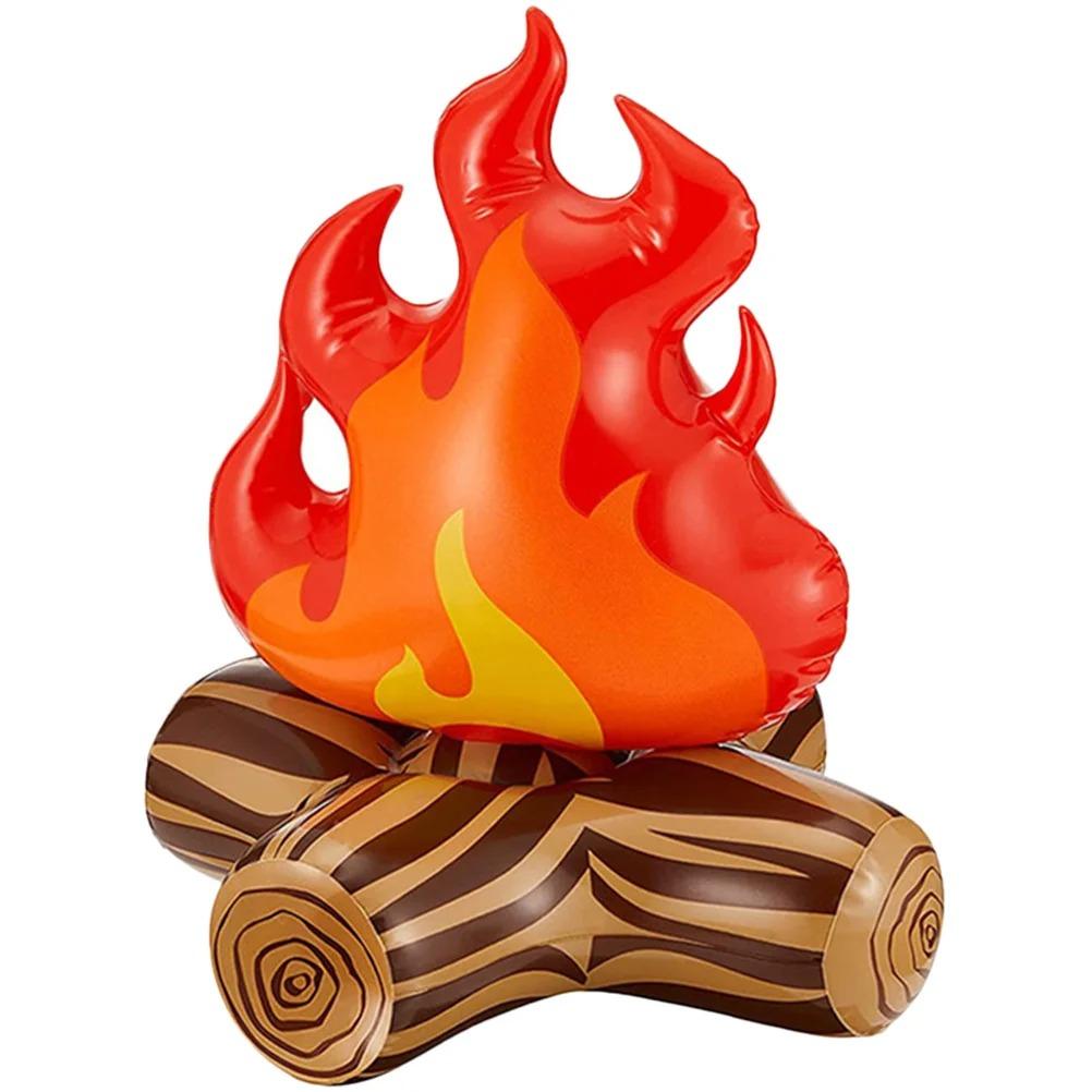 Simulation Inflatable Campfire Camping Props Toys Creative Family Campfire Party Decoration Props Campfire Inflatable Toy Model