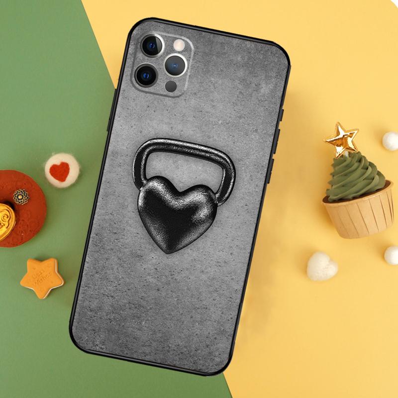 

Bodybuilding Gym Fitness Phone Case For iPhone 17 17Air 16 16E 15 14 13 12 11 Pro Max 12 13 Mini Shockproof Cover iPhone 17 Pro