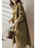 2023 Autumn/Winter Women's Wool Coat: Slim, Medium-Long, Simple Shirt Style
