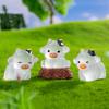 Creatively Cute Mini Luminous Cows Miniature Figurines DIY Home Decoration Accessories Gifts Car Desktop Small Ornaments