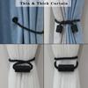 1Pc Columnar Curtain Rope Tiebacks Magnetic Hanging Ball Curtains Holdbacks Buckle Clasp Curtain Holder Clip Accesorios Cortinas