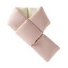 Winter Warm Scarf Solid Color Thickened High-Density Windproof Fabric Wrap Design Women Down Scarf Daily Outdoor Use