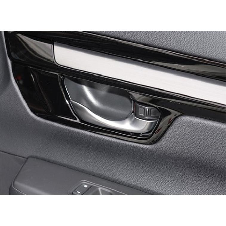 4PCS Trim Wood Grain Inner Door Bowl Cover Sticker For Honda CRV CR-V 2023-2024