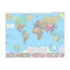 Spanish Map-World Map-Political Distribution-City Maps,Poster for Home Office Classroom,Travel/Educational Supplies
