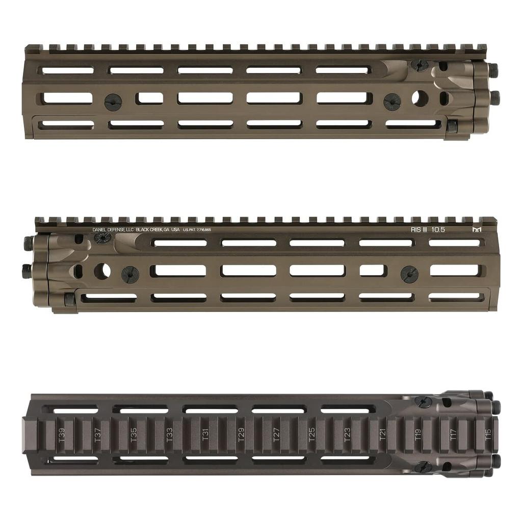 Airsoft Artisan DD Type MK18 RISIII M-LOK Handguard 10.5 Inch (AEG/MWS/GBB/PTW) DE