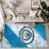 Manchester City Fc Square Rugs Are a Great Choice for Living Rooms, Bedrooms, Home Décor, and As Gifts.