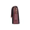 Coach Hutton 22 Flap Closure Leather Shoulder Bag Crossbody Bag Small Women's Burgundy