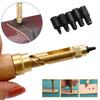 DIY Leather Circular Punch Interchangeable Multi Head Belt Punch Silent Manual Rotating Punch Tool Accessories