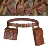 Medieval Knight Belt Pouch,Waistband Costume Accessories for Adults Masquerades