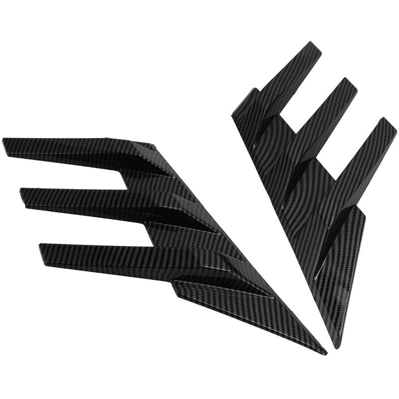 Rear Windshield Side Spoiler For CHANGAN UNI-V Window Louvers Exterior Decorative Rear Wing Carbon Paint Accessories