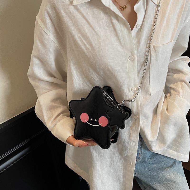 Mini Bag Messenger Bag Women's New Niche Design Handbag Fashion Personality Star Shoulder Bag Tide