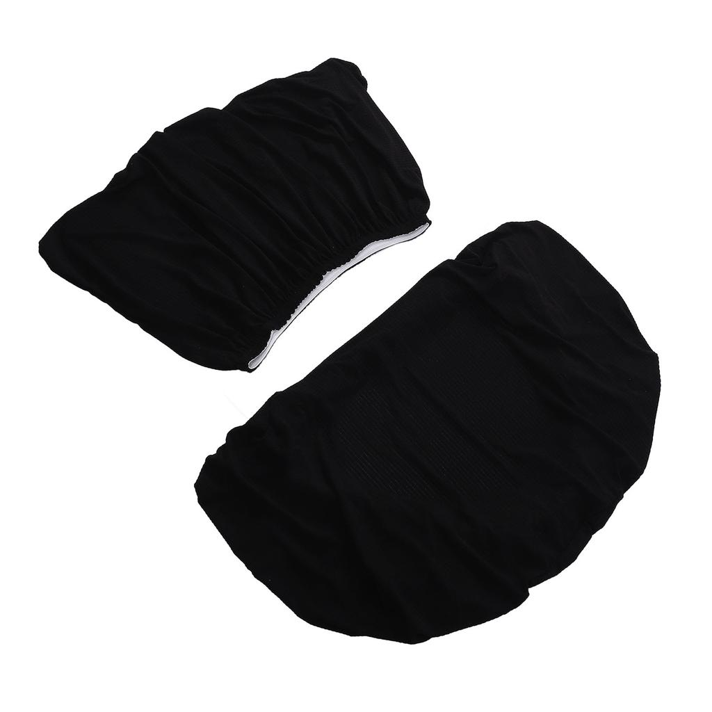 RV Dinette Cushion Covers Water Resistant Elastic Sofa Furniture Protector for Trailer Motorhome Camping Vehicle Black