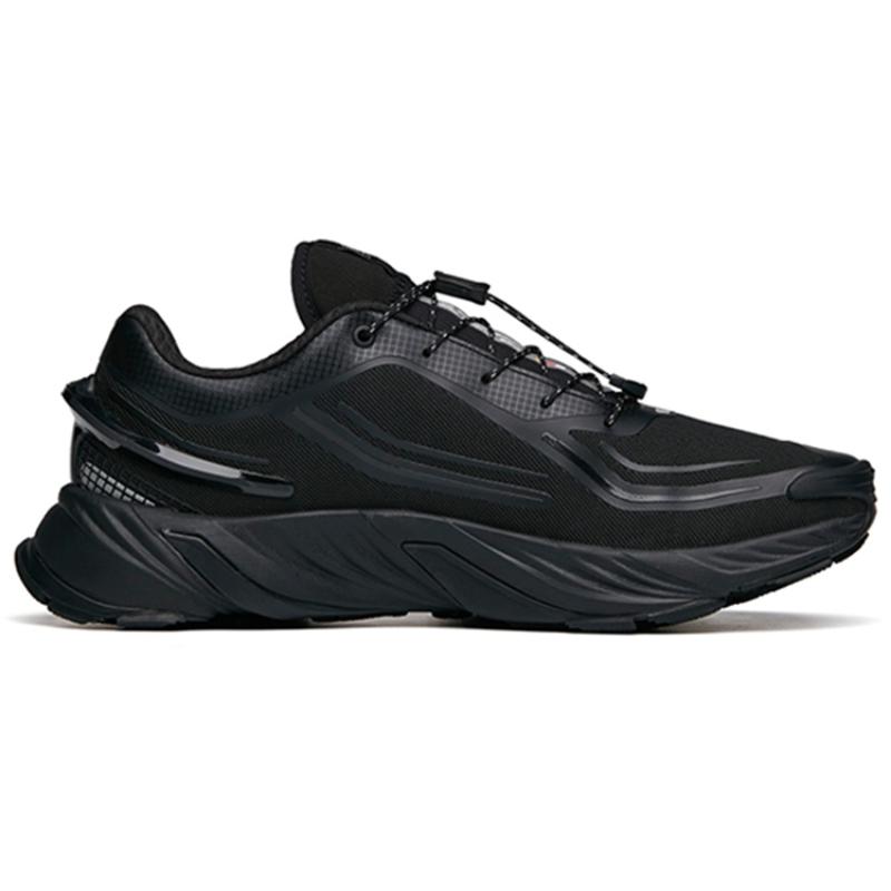 Anta Non-slip Wear-resistant Shock Absorption Low-Top Running Shoes Men's Black Sneakers 112145525-4