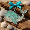 Car Pendant Handcrafted Sea Glass Ornament Sea Turtle Octopus Seahorse Ocean Animal Design Ornament Beach