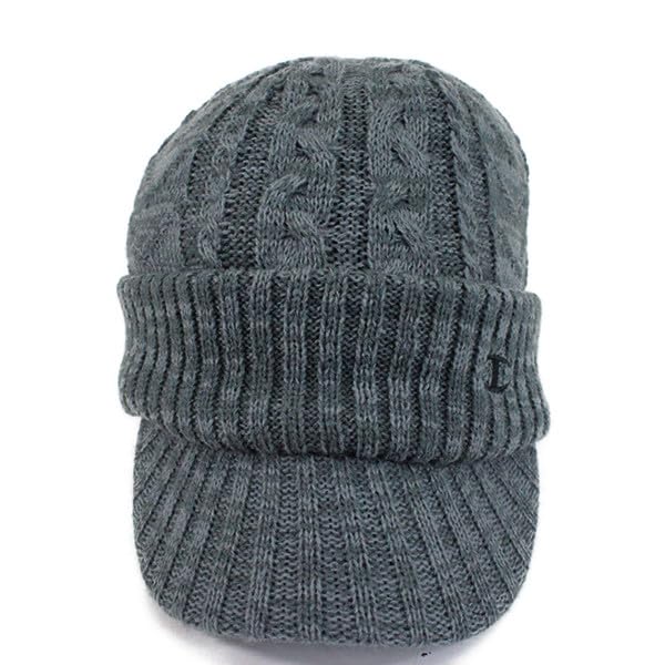 Champion Knit Cap Visor Unisex Gray 2
