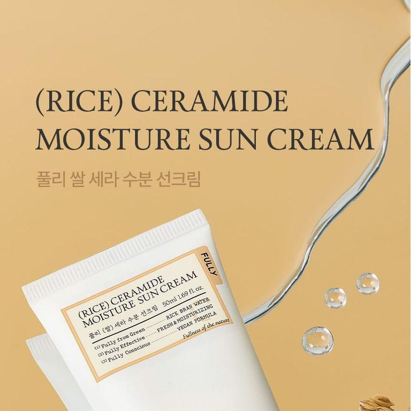 FULLY - Rice Ceramide Moisture Sun Cream