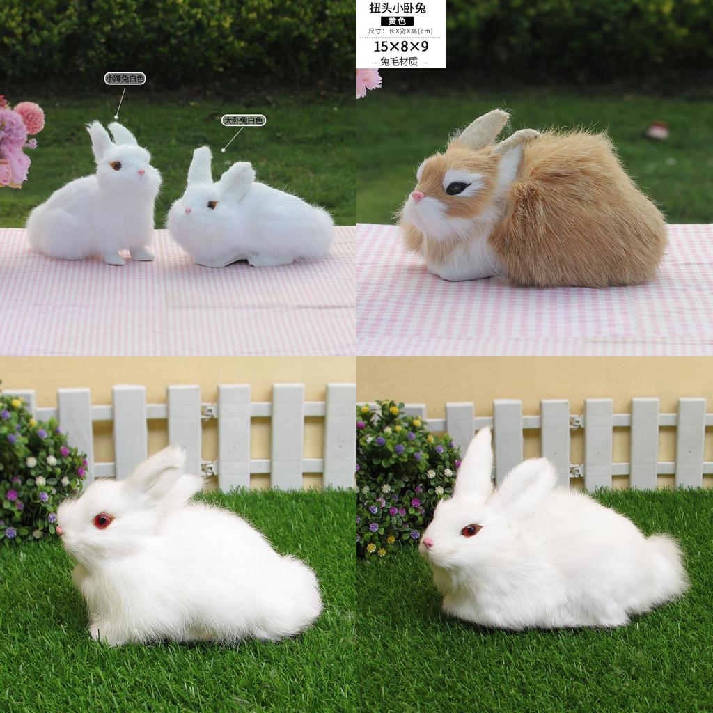 Farmhouse Plush Bunny Toy With Handcrafted Design For Home Decor And Photography Props