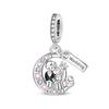 Nuovi Charm Ciondoli Cuore Rosa in Argento 925 per Bracciale Collana Gioielli Fai da Te Regalo di San Valentino per Lei