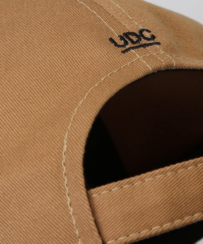 Eondeokeonteulol Cotton Logo Ball Cap Leather Udc / Authentic B B / Desert Mud