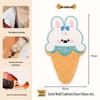 Kuangjiejian Wall-Mounted Hemp Cat Scratching Post - Durable, Scratch-Resistant, and Versatile Cat Toy