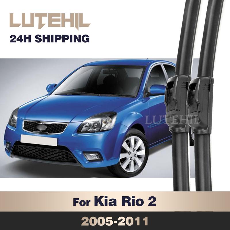 Для Kia Rio 2 JB 2005-2011 2006 2007 2008 2009 2010 Дворники Передние Щетки Стеклоочистителя Лобовое Стекло Окно Щетка 22 +16 Kia Rio 2 JB