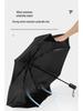 Automatic 8-Rib Vinyl Double Folding Stormproof Sun and Rain Umbrella with Sunscreen and Sunshade Features.