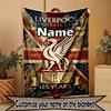 Custom Name Personalized LFC Print Blanket, Home Decor, Bedroom, Sofa, Camping, Couch, Gifts for Birthday Christmas
