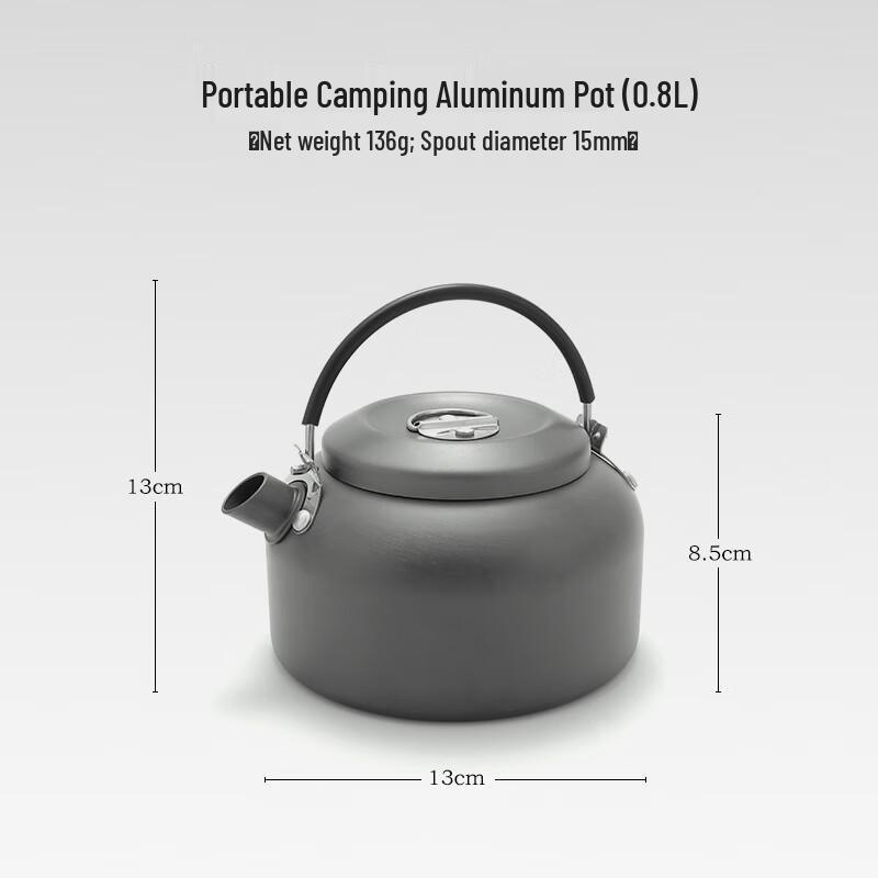 OEING Portable Camping Aluminum Kettle