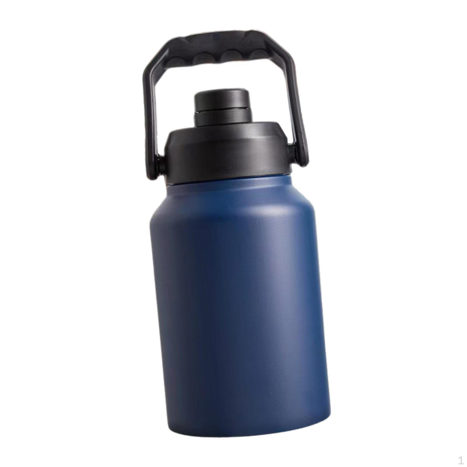 

Изолированная бутылка для воды, портативный герметичный спортивный кувшин для бега, кемпинга Blue 2L