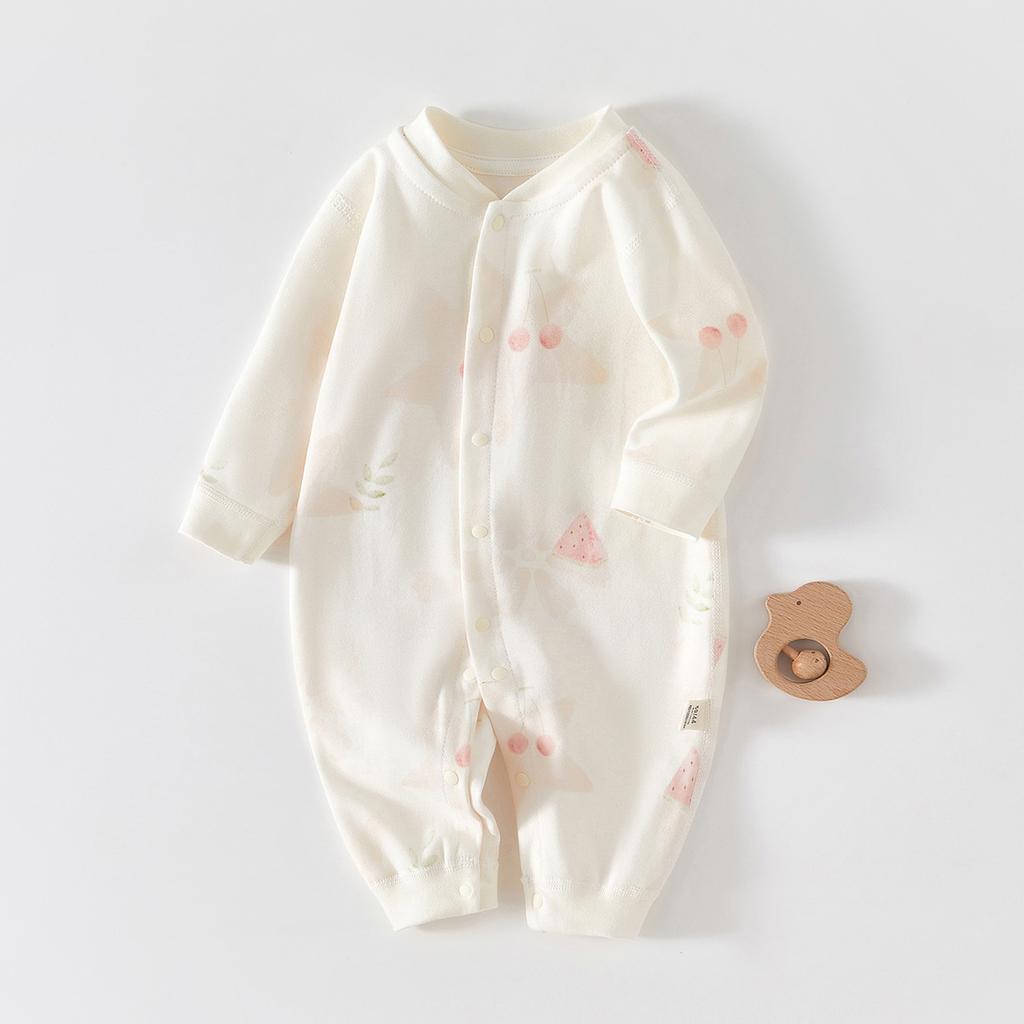 Newborn Baby Clothes Cotton Long Sleeve Romper Soft Infant Onesie Spring Autumn Winter Pajamas Crawling Suit