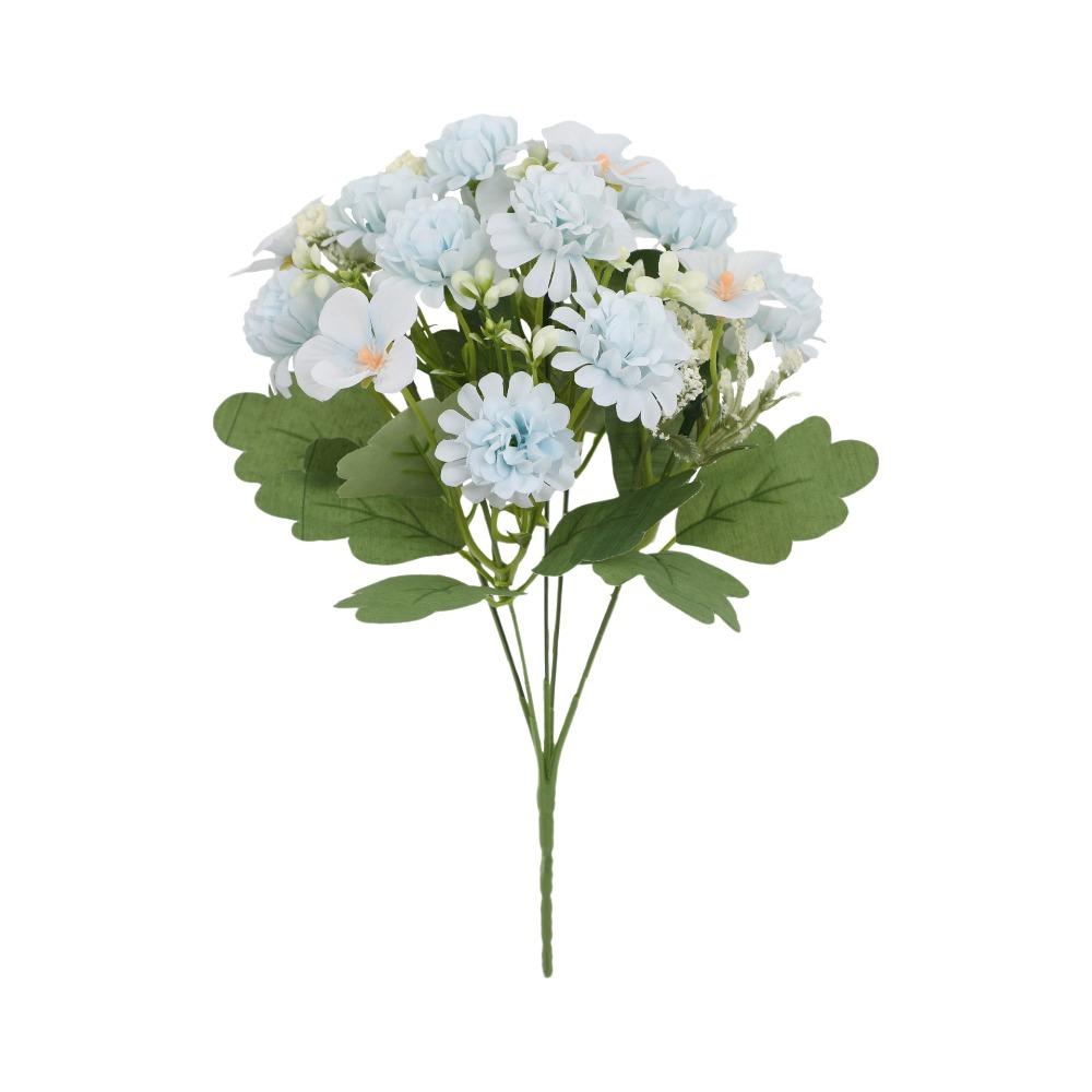 

Multicolored Artificial Hydrangea Flowers Real Touch Floral Arrangements Fake Hydrangea Flowers with Stems Silk Flowers синий