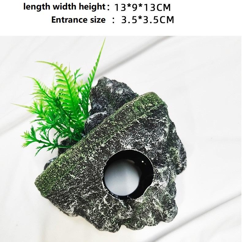 Украшение для аквариума Аэратор Аквариум Аквариумный аксолотль Аксессуары Декорация для рыбьих пещер Аквариум для креветок Укрытие ZSP04