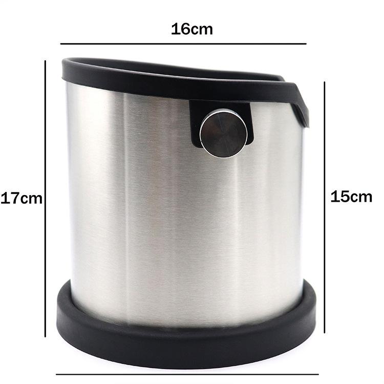 Cutie mare de cafea din oțel inoxidabil de 60 oz/1800 ml - Accesorii profesionale pentru cafea și espresso pentru casă