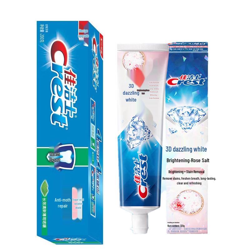 Crest Anti-Cavity & 3D White Toothpaste Bundle