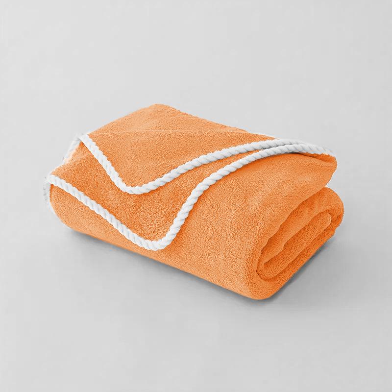 Extra Large Coral Fleece Bath Towel - Quick-Drying, Super Soft, Beach & Blanket Use, 90x180 Cm