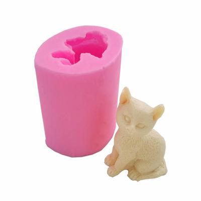 Cat Design Silicone Mold Fondant Cake Decoration Mold Sugar Gum Paste Tool 3D Chocolate Mousse Mould