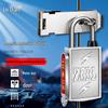 Keyless Magnetic Induction Padlock with Anti-Pick & Anti-Pry Features