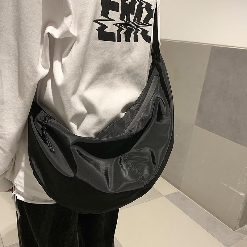 Casual Dumpling Bag Simple and Versatile Work Style Shoulder Bag for Men and Women Multi-color Cycling Bag