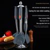 6-Piece Silicone Kitchen Utensil Set: Spatula, Frying Spatula, Slotted Spoon, Ladle - Food Grade, High Temperature Resistant
