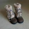 Retro Platform Boots with Fleece Lining, Short Boots for Women, New Style Shoes, Snow Boots
