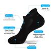 Unisex Breathable Cotton Running Socks - Sweat-Absorbent Mesh Design for Sports