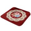 Breathable Memory Foam Chair Cushions Non Slip Flower Pattern Square Seat Pads for Comfort and Softness