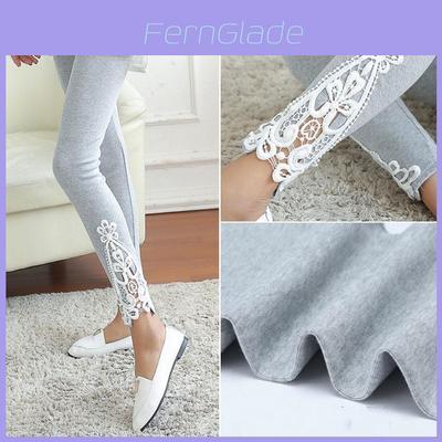 2 Color Flower Hollow Stretch Jeggings Pants Women Ladies Lace Crochet Sexy Skinny Leggings