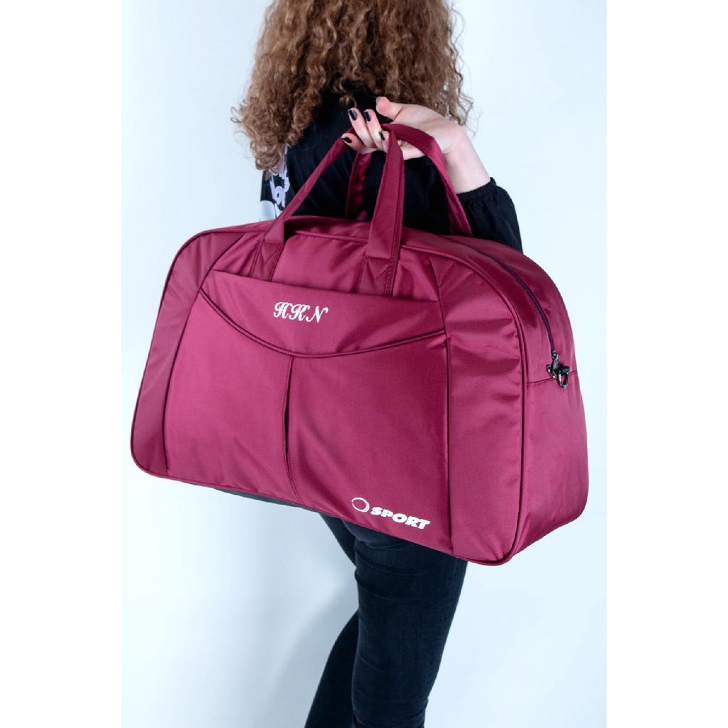 Bag Suitcase Luggage Gk43 Unisex Travel & Sports Hand Suitcase Bordeaux