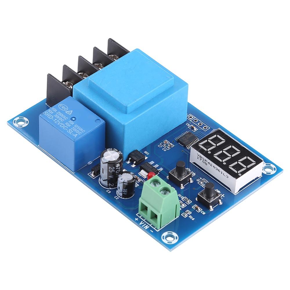 With 3-Digit Display Voltage Controller Module XH-M602 Switch Protection Board  Lithium Battery