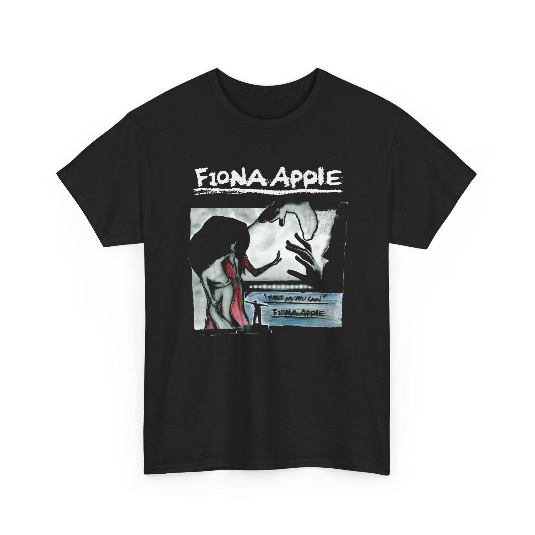 

Fiona Abbotts Fast As You Can Tshirt 90s Album Cover Tshirt Printed Pattern Casual Street Fashion Tshirt S