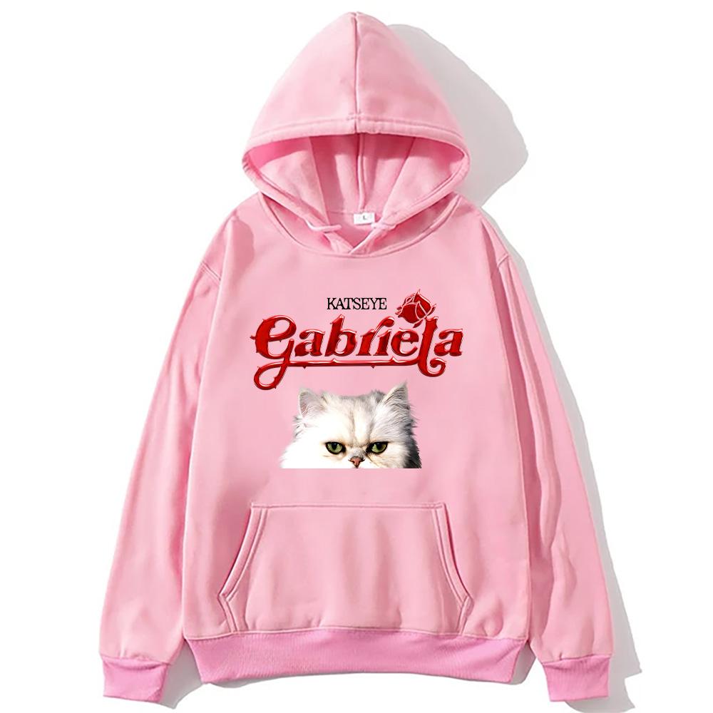 

Kpop Katseye Повседневная толстовка Katseye Gabriela Графический пуловер Женская Мужская Длинный рукав Y2K Одежда Мода Оверсайз Уличная одежда S